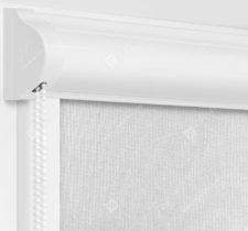 Рулонные кассетные шторы УНИ - Металлик серебро