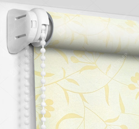 Рулонные шторы Мини - Рябина бежевый