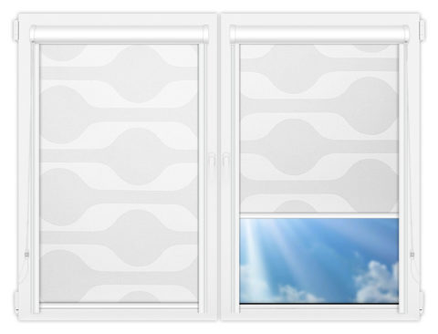 Рулонные кассетные шторы УНИ - Вискан-1