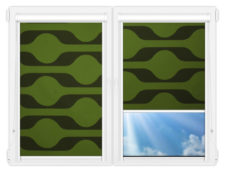 Рулонные кассетные шторы УНИ - Вискан-601