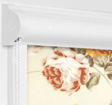 Рулонные кассетные шторы УНИ - Болгарская роза оранжевый