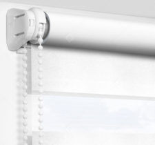 Рулонные шторы День-Ночь - Неаполь белый 90