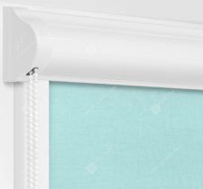 Рулонные кассетные шторы УНИ - Карина блэкаут голубой