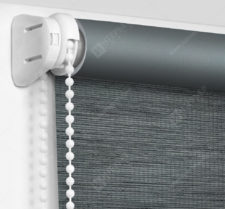Рулонные шторы Мини - Корсо Блэкаут темно-серый