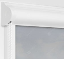 Рулонные кассетные шторы УНИ - Куба серый