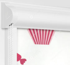 Рулонные кассетные шторы УНИ - Кексы блэкаут