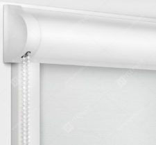 Рулонные кассетные шторы УНИ - Лусто снежно-белый