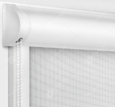 Рулонные кассетные шторы УНИ - Сильвер скрин белый