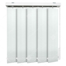 Вертикальные тканевые жалюзи Эдем белый на пластиковые окна - купить по низкой цене