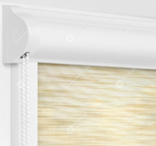 Рулонные кассетные шторы УНИ - Андрия песочный на пластиковые окна