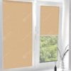 Рулонные кассетные шторы УНИ - Лейси бежевый на пластиковые окна