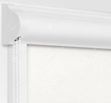 Рулонные кассетные шторы УНИ - Монако белый на пластиковые окна