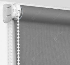 Рулонные шторы Мини - Респект фр темно-серый блэкаут