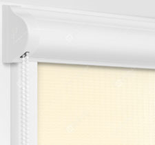 Рулонные кассетные шторы УНИ - Севилья песочный на пластиковые окна