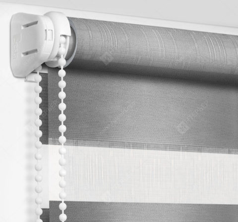 Рулонные шторы День-Ночь - Верона темно-серый 48