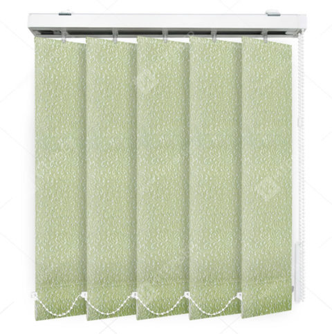 Вертикальные тканевые жалюзи Астрид салатовый