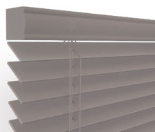 Деревянные жалюзи 50 мм, цвет стальной 50K-59