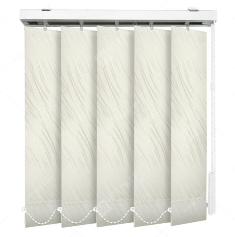 Вертикальные тканевые жалюзи Каприз кремовый