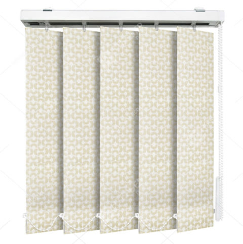 Вертикальные тканевые жалюзи Клио темно-бежевый