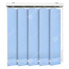 Вертикальные тканевые жалюзи Моран голубой