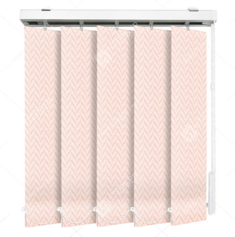 Вертикальные тканевые жалюзи Моран розовый