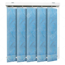 Вертикальные тканевые жалюзи Палома голубой перламутр