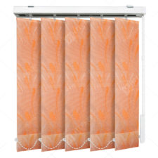 Вертикальные тканевые жалюзи Палома оранжевый