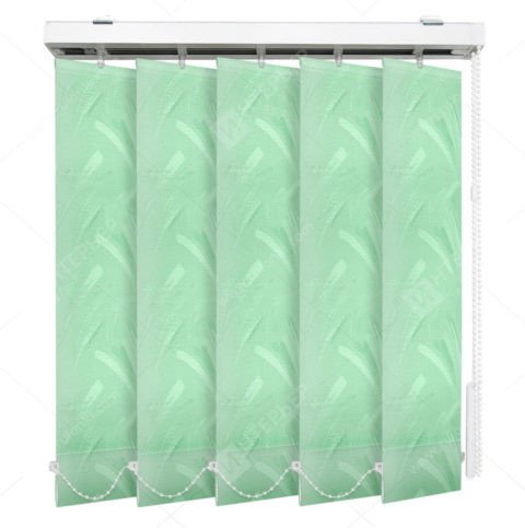 Вертикальные тканевые жалюзи Палома зеленый