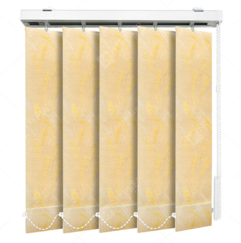 Вертикальные тканевые жалюзи Палома золото