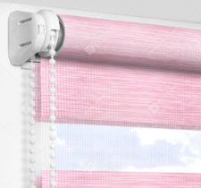 Рулонные шторы День-Ночь - Бергамо розовый