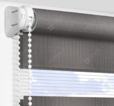 Рулонные шторы День-Ночь - Делия антрацит