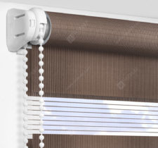 Рулонные шторы День-Ночь - Делия мокко