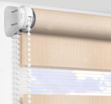 Рулонные шторы День-Ночь - Делия персиковый