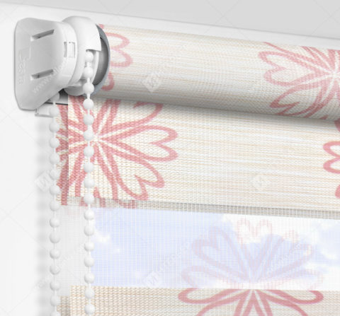 Рулонные шторы День-Ночь - Камино розовый