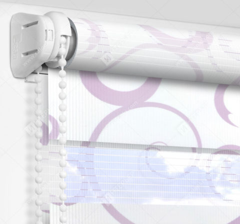 Рулонные шторы День-Ночь - Мариано розовый