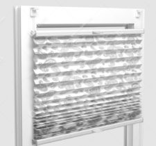 Шторы Плиссе - Монтелла серый на пластиковые окна