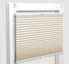 Шторы Плиссе - Палма светло-кремовый на пластиковые окна