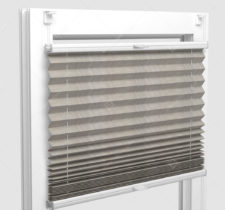 Шторы Плиссе - Сето блэкаут золотой на пластиковые окна