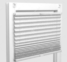 Шторы Плиссе - Сутрио белый на пластиковые окна