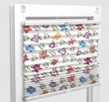 Шторы Плиссе - Того сиреневый на пластиковые окна