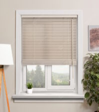 Деревянные жалюзи 25 мм, цвет 56 Серо-бежевый